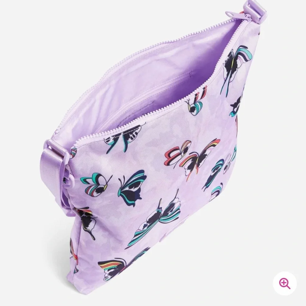 🌷 Vera Bradley ReActive Hipster in Lavender Butterflies 🦋 NWT - Picture 3 of 15